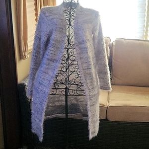 Candies, xs, grey and white cardigan
